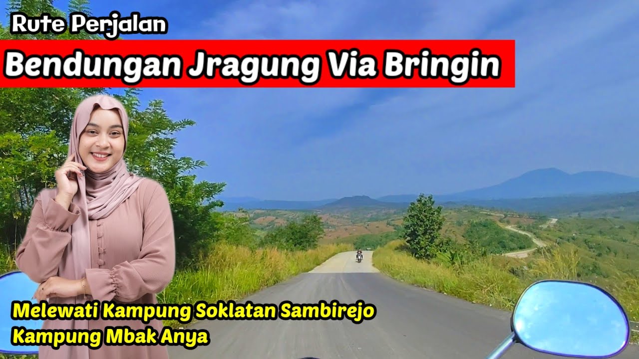 Rute perjalanan ke Bendungan Jragung Via Bringin lewat kampung mbak Anya duta Genjer