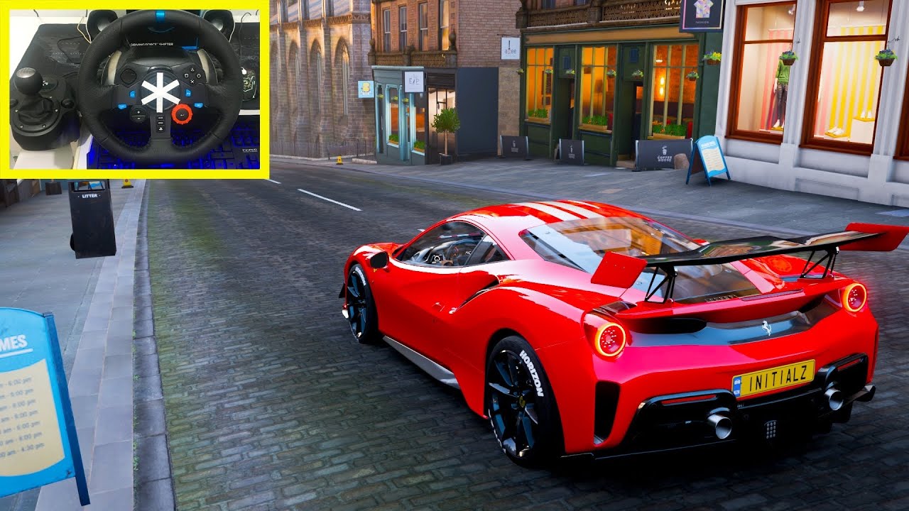 Ferrari 488 Pista - Forza Horizon 4 | Logitech g29 gameplay