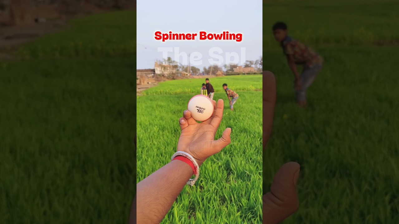 Spinner Bowling tips #cricket 🏏 #bowling air in swing bowling #trending #shorts #sports #video