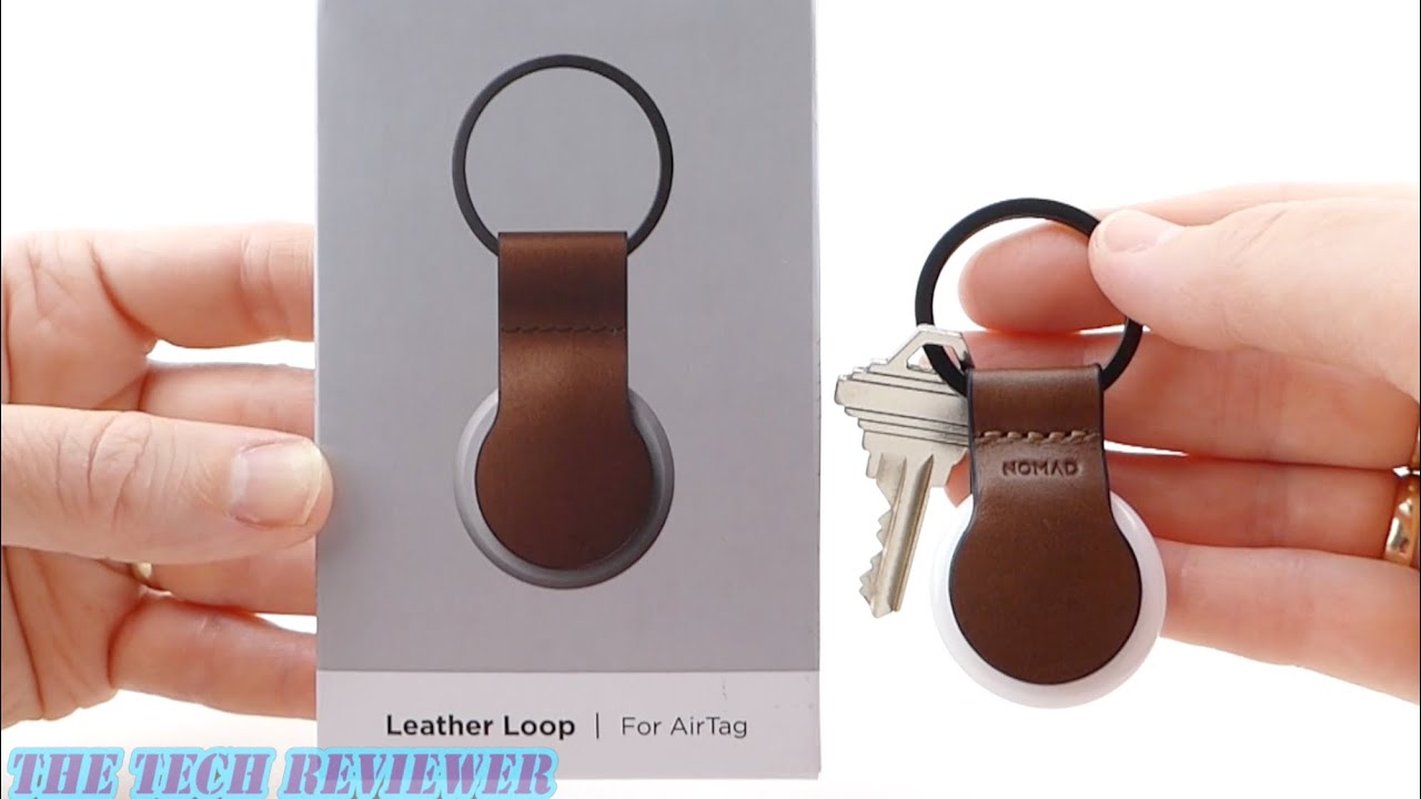 Nomad Leather Loop: A Beautiful, Minimalist Keychain for Apple AirTag!