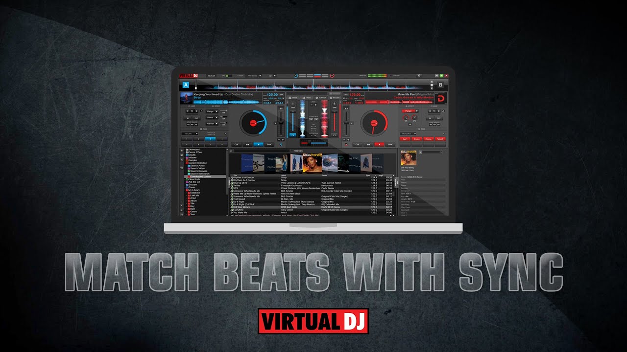 Using sync in Virtual DJ