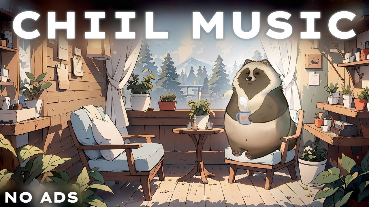 Plant Filled Café | Relaxing Lofi Beats for Study & Work ☕