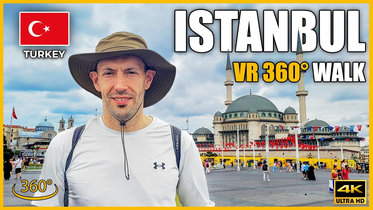 🇹🇷 Виртуальная прогулка по удивительному Стамбулу | VR 360° 4K