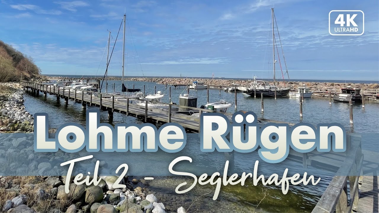 Am Hafen von Lohme - Rügen Urlaub 2022 (4K Walk)