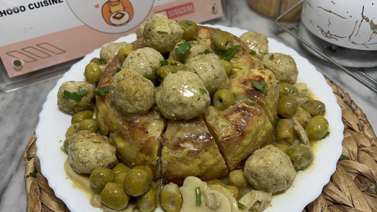 #اطباق رمضان3🌙 نصف صدر دجاج ڨرتان المسكوتشو😱طبق راقي يخمر الوجه جربيه ورجعيلي أسهل منو مكاش  جربوه