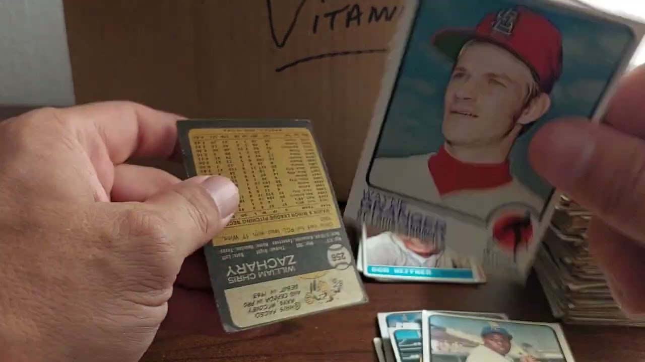 I found 1960s and 1970s baseball cards at a yard sale!!!