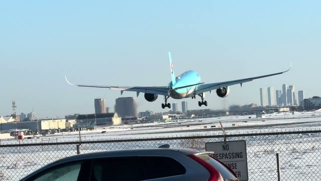 Morning Silence, Gentle Descent | Korean Air & Air Canada