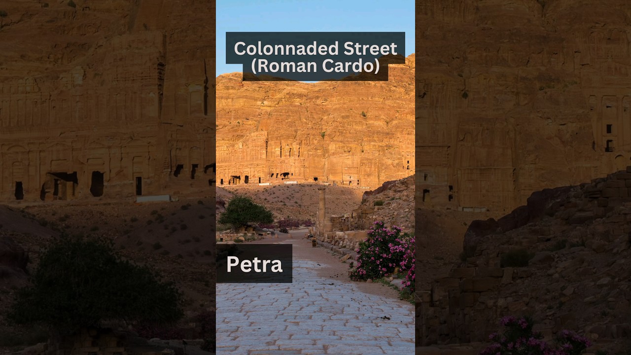 Colonnaded Street, Mystic Ancient Petra Tour! See Its Amazing Sites - Full Video in Description