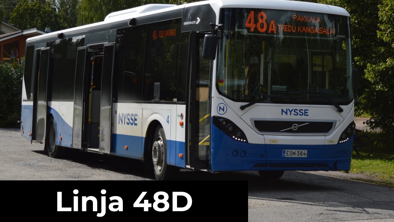 Tampere Nysse Linja 48D: Tredu Kangasala - Pohja