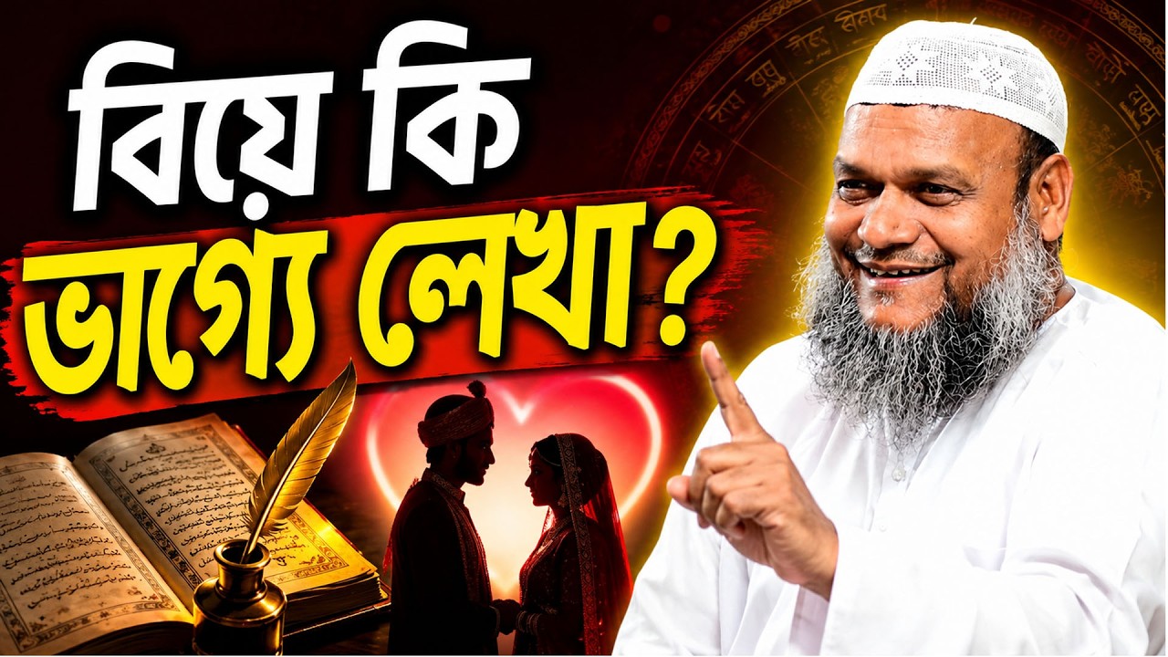 এটি কি সত্যি? আপনার বিয়ে কোথায় হবে? জন্মের আগেই কি সেটি নির্ধারণ থাকে । আব্দুর রাজ্জাক বিন ইউসুফ