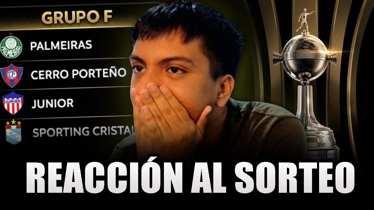 EL CERVECERO REACCIONA AL SORTEO DE FASE GRUPOS PARA CRISTAL 🏆 OTRA VEZ PALMEIRAS ….