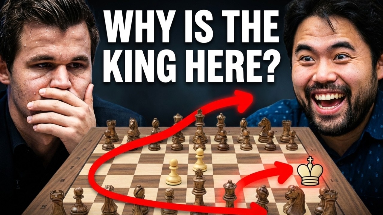 Magnus Carlsen vs Hikaru Nakamura Blindfolded Game | The Chaos at the Summit
