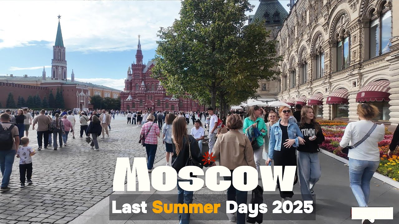 Moscow Like You've NEVER Seen! 🇷🇺 | 4K Summer Walking Tour from Zaryade Park to Red Square