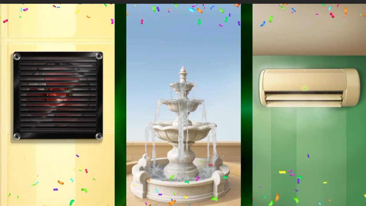 ASMR CLEANING Ventilation, Fountain, Air Condition