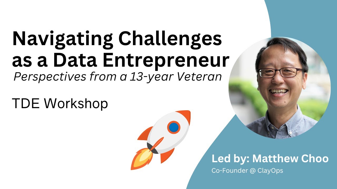 Navigating Challenges as a Data Entrepreneur: Perspectives from a 13-year Veteran