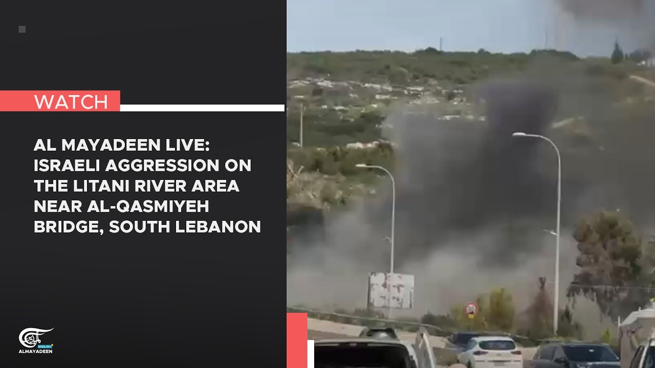 Al Mayadeen Live | Izraelska agresja na autostradę łączącą Tyr z Sydonem w południowym Libanie