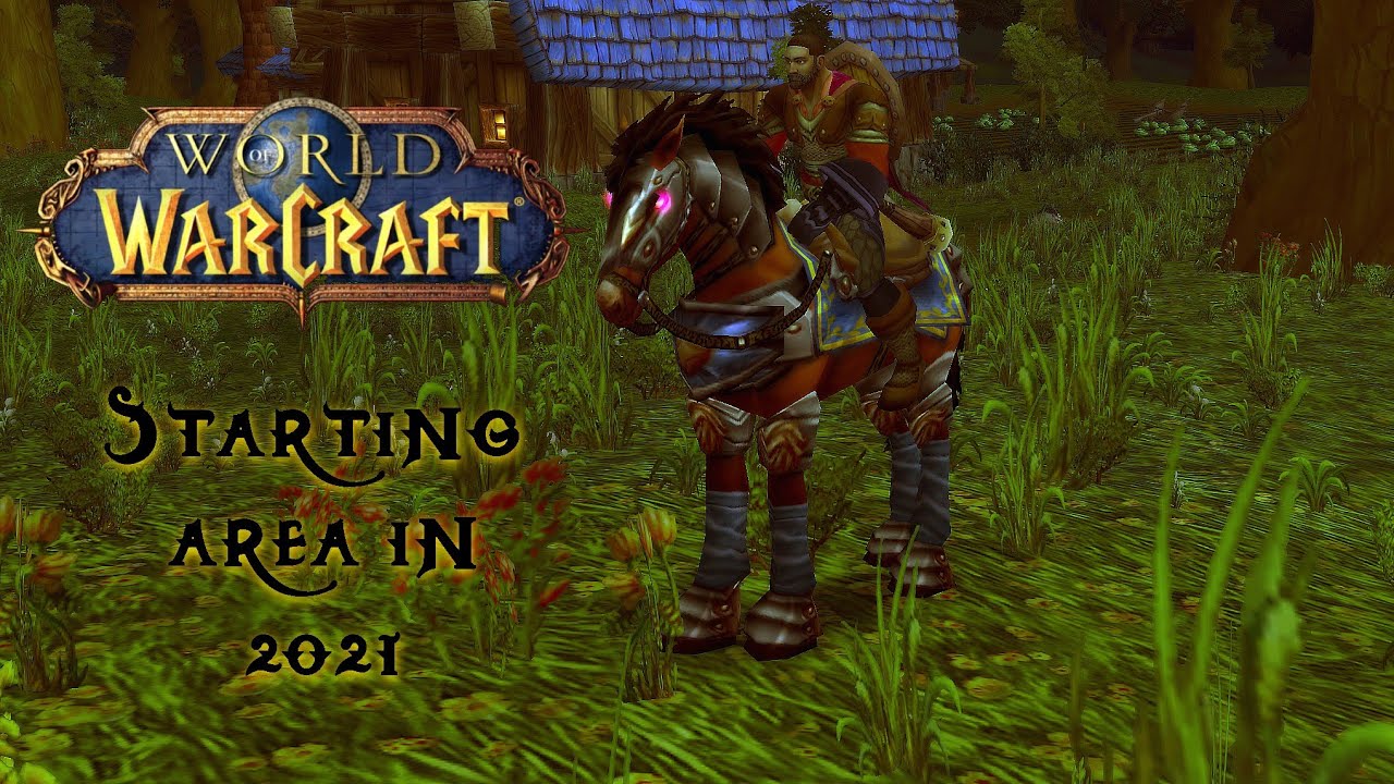 World Of Warcraft Retail | Human Warrior | Starting Area in 2021 gameplay ( No Commentary )