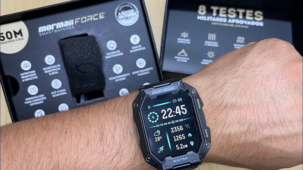 Smartwatch Mormaii Force MOFORCEAA/8P ANÁLISE RÁPIDA
