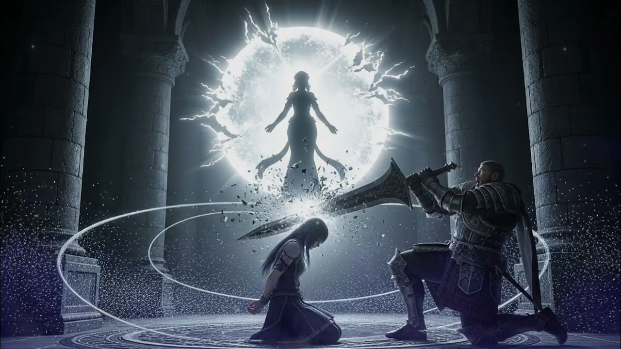 THE BLADE TOUCHED THE OMEGA’S NECK — IT TURNED TO DUST WHEN THE MOON GODDESS ENTERED THE HALL