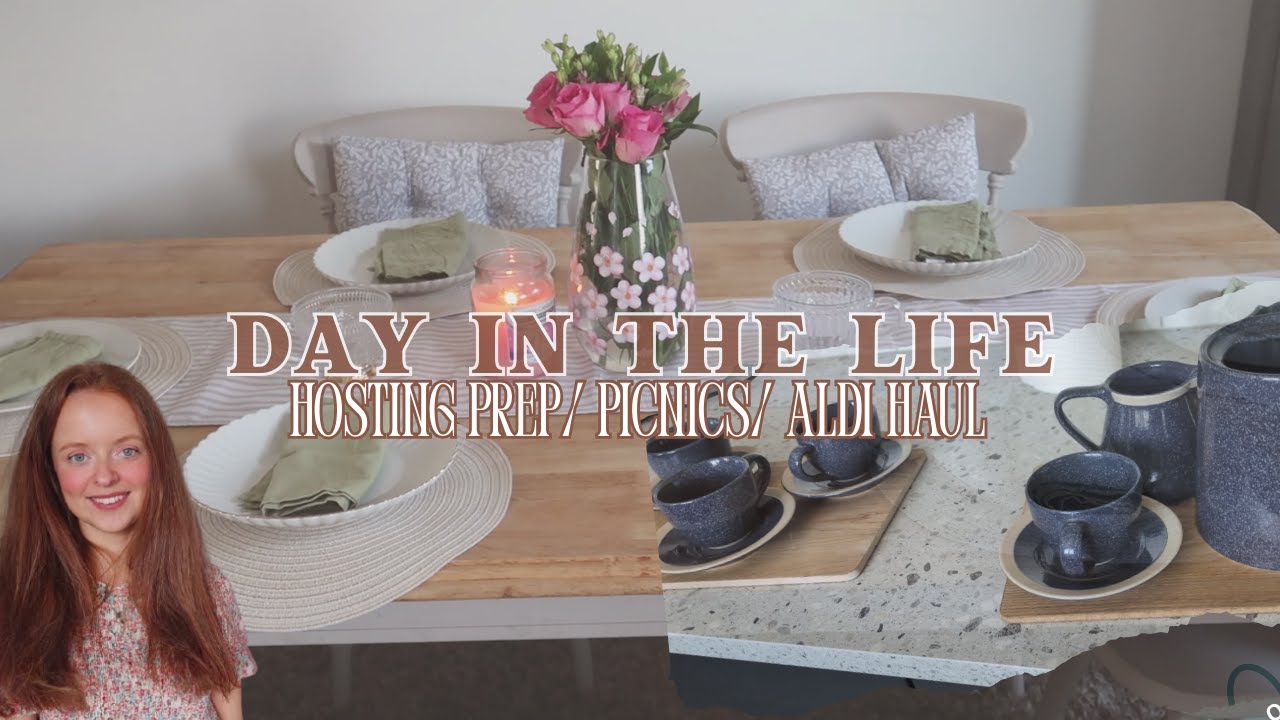 Hosting Brunch, Aldi Haul & Sweet 'Bakes' | Mum Life Vlog