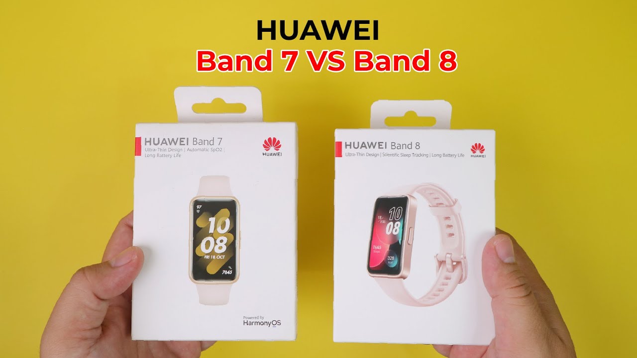 PERBANDINGAN Huawei Band 8 VS Huawei Band 7  