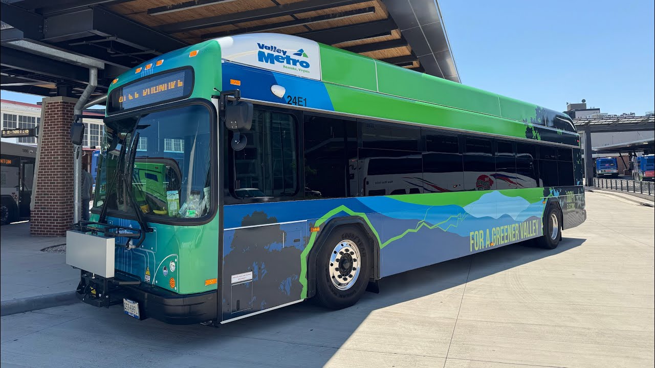 2024 Gillig Low floor plus EV battery electric 24E1 Valley Metro Roanoke Virginia Route 41