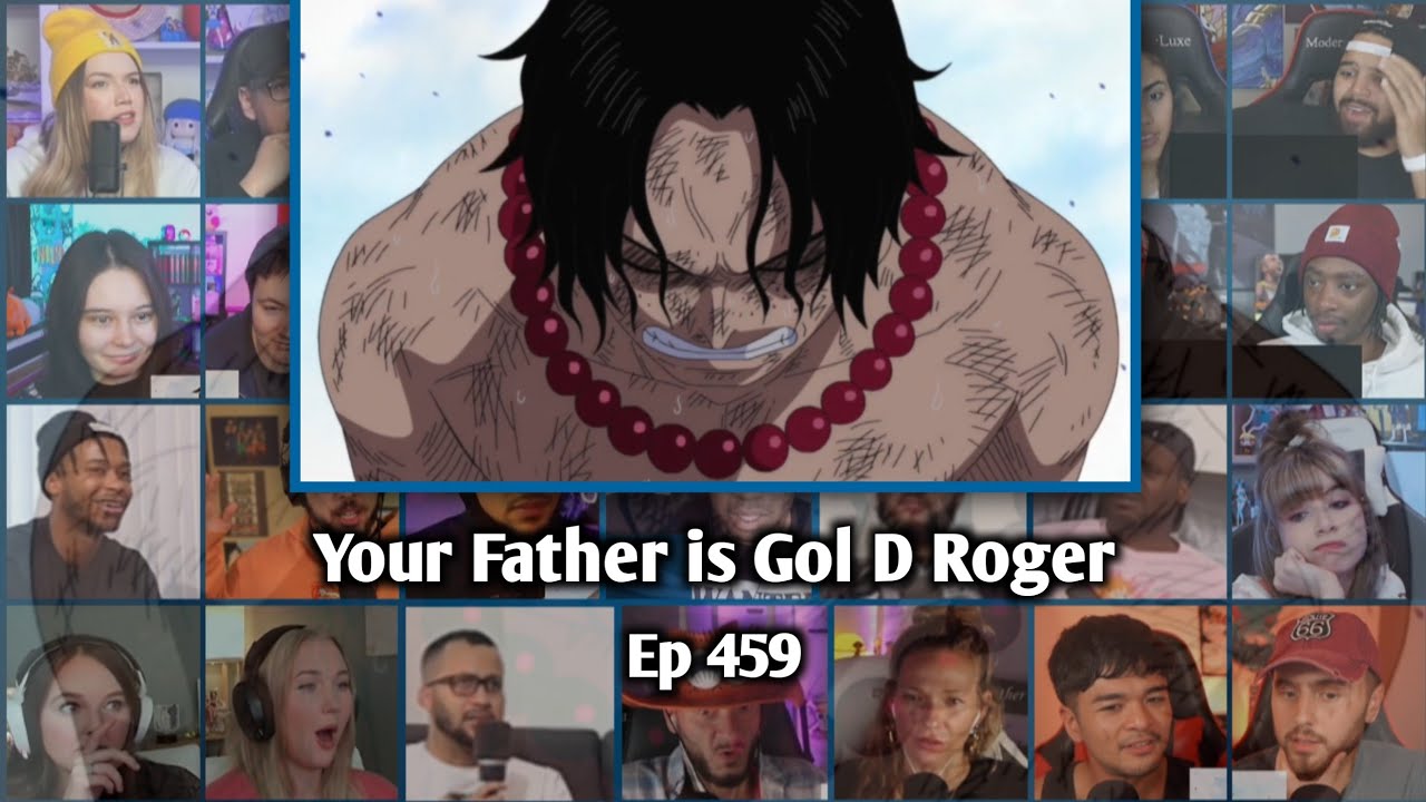 ACE FATHER REVEAL AT MARINEFORD - ONE PIECE EPISODE 459 REACTION MASHUP