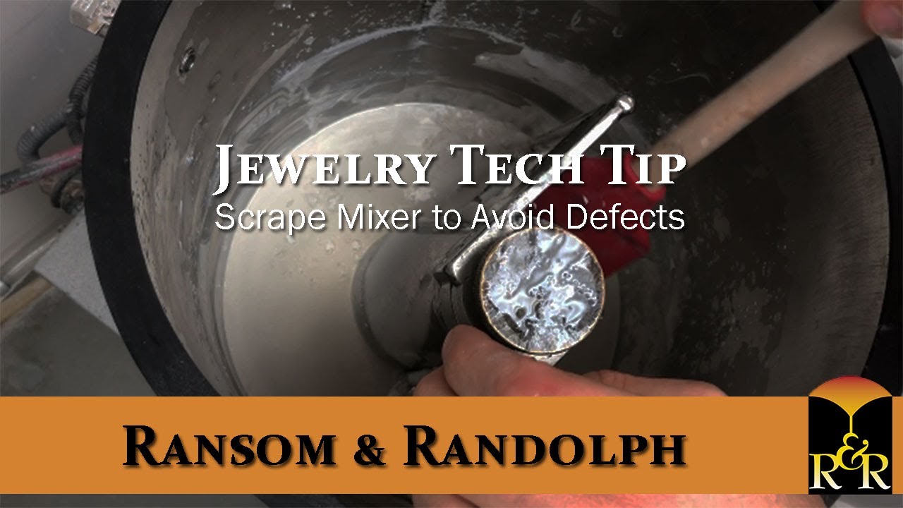 Jewelry Tech Tip: Scrape Mixer to Avoid Defects