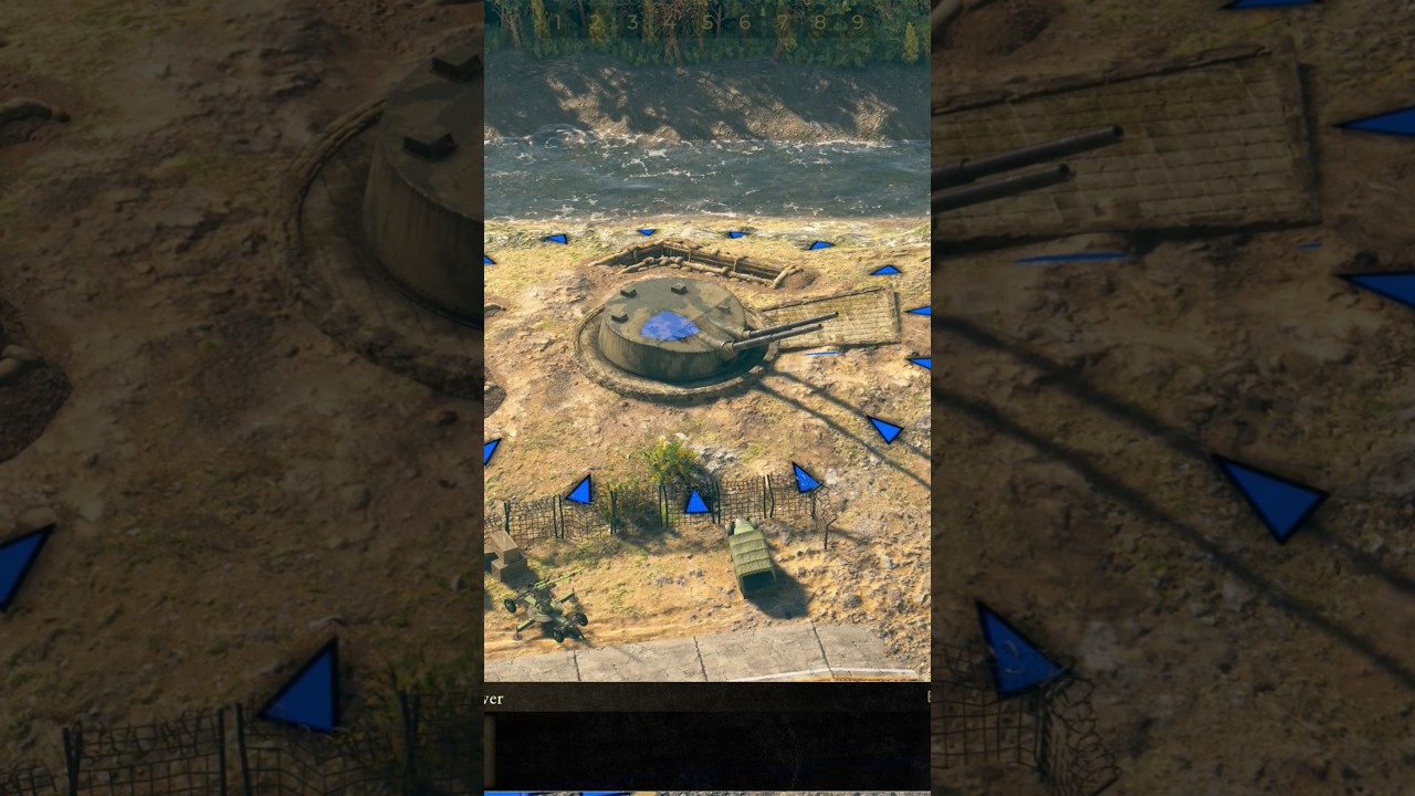 12-Inch NAVAL GUN | Sudden Strike 5 #shorts #shortsvideo #gaming