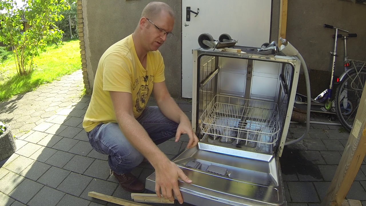 Imkerei: Spülmaschine umbauen / Rähmchen spülen, Teil 1 / 2