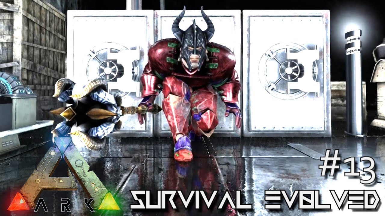 MODDED ARK: Survival Evolved - ALIEN TECH & MEDIEVAL WEAPONS !!! E13 (Gameplay)