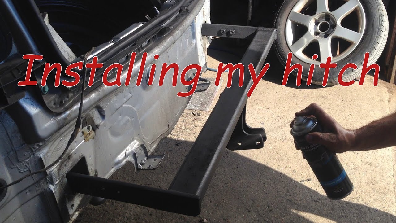 Volkswagen Golf 4 hitch install - 2: hitch installation