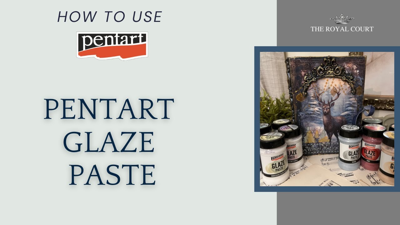 How to Use Pentart Glaze Paste
