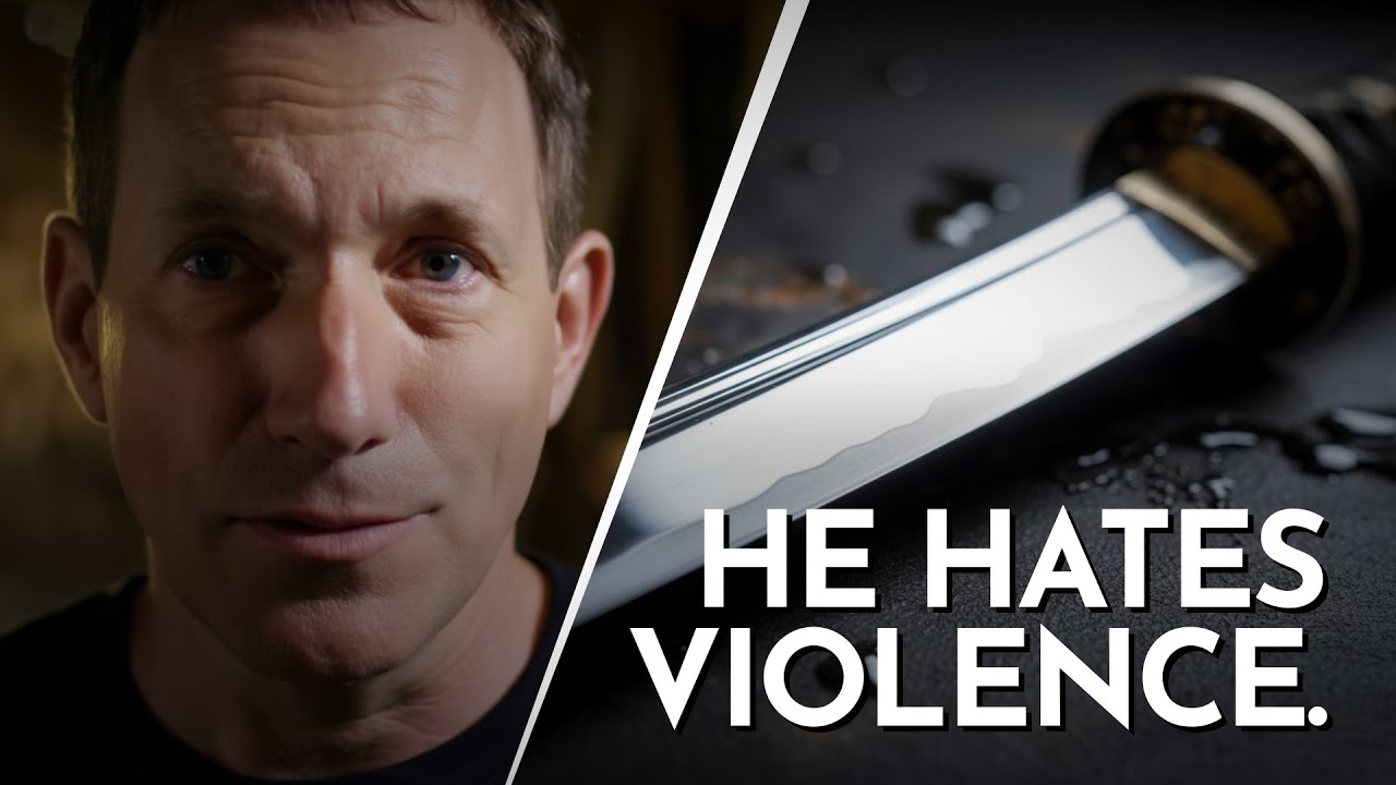 He Hates Violence. He Makes Swords.