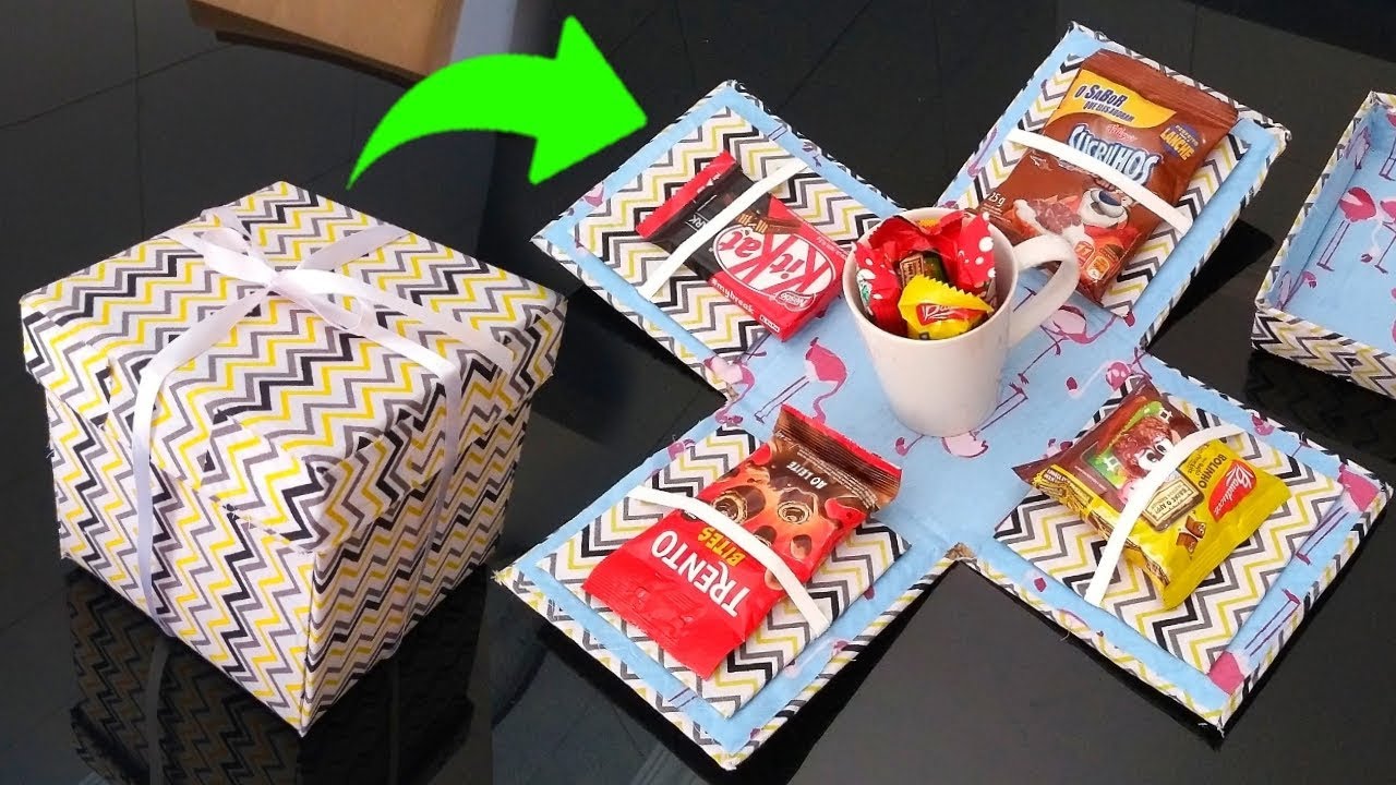 DIY CAIXA SURPRESA - PRESENTE DIA DOS PAIS 2024 - SURPRISE BOX - FAÇA VOCÊ MESMO