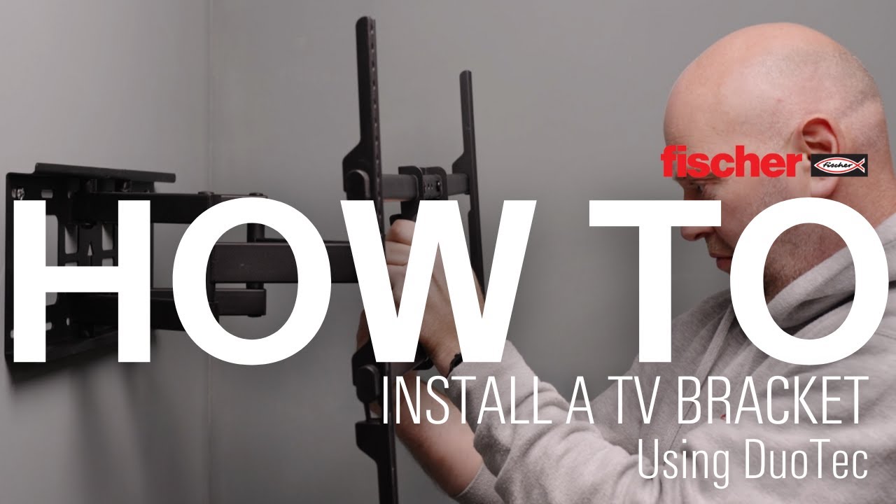 How to Install a TV Wall Mount with the fischer DuoTec Toggle fixing | fischer fixings UK
