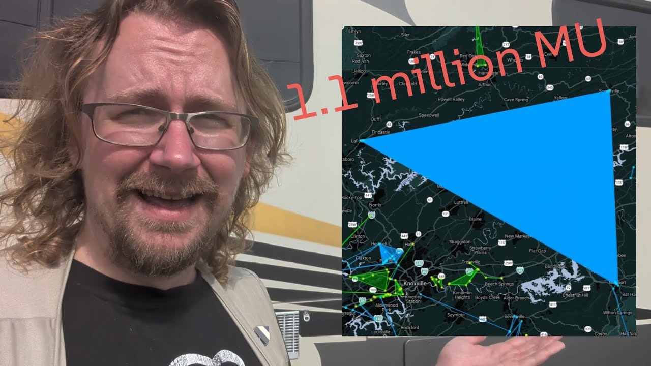 1,1 миллиона мю над Теннесси! +День 24 поездки Gamma