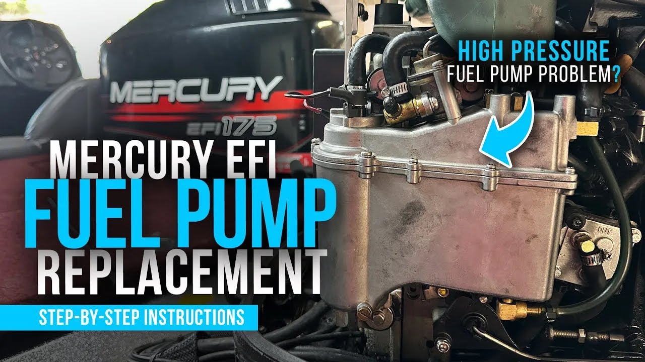 Замена топливного насоса Mercury EFI (топливный насос высокого давления)