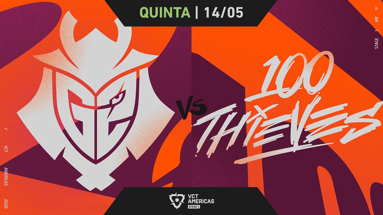 G2 x 100T | VCT Americas Etapa 1 |  Playoffs - Dia 1