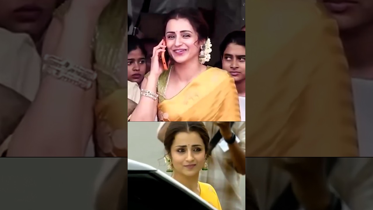 🤩80-th Independence Day விழாவில் Trisha! | Trisha | CM Vijay | 80th independence day