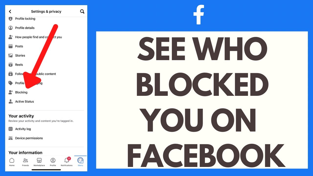 How To See Who Blocked you On Facebook (Quick Tutorial!)