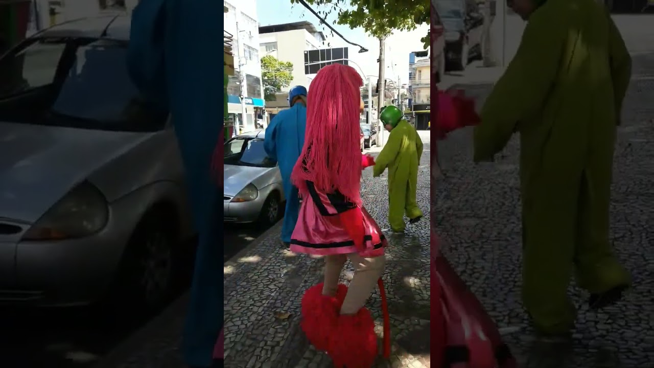 SUPER PULOS NINJAS DO FOFÃO, O MÁSKARA, PATATI E BEN10 DANÇANDO NA CARRETA DA ALEGRIA, LIKE 76