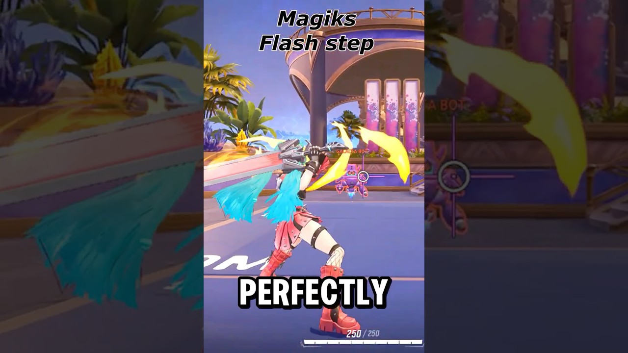 Как сделать &laquo;Флэш-шаг&raquo; Мэджик! #marvelrivals #marvel #gaming #magikmarvelrivals #magik #shorts