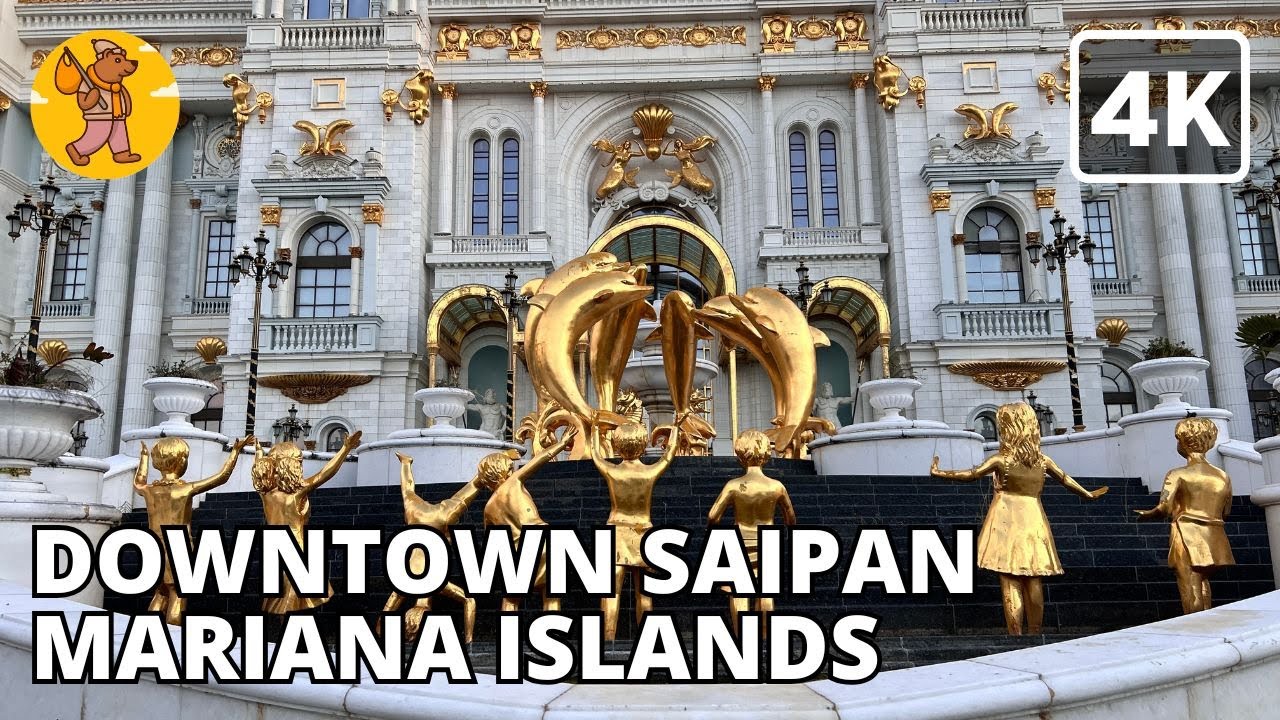 4K Garapan Walking Tour – Downtown Saipan, Northern Marianas Islands