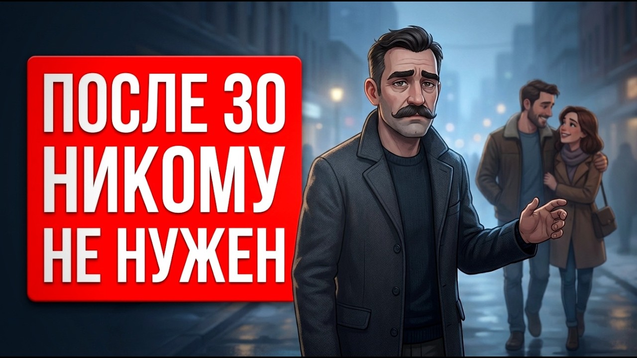 Почему после 30 ты никому не нужен просто так