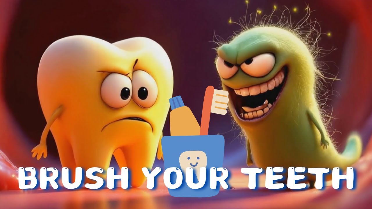 Brush Your Teeth Song! Fun & Easy Dental Routine for Kids! 🦷🎶