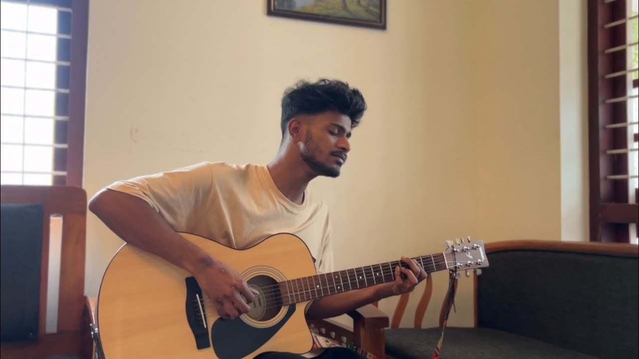 Oru Nokku Kanuvan | Abhinav Santhosh | Acoustic Guitar Cover | Malayalam Song