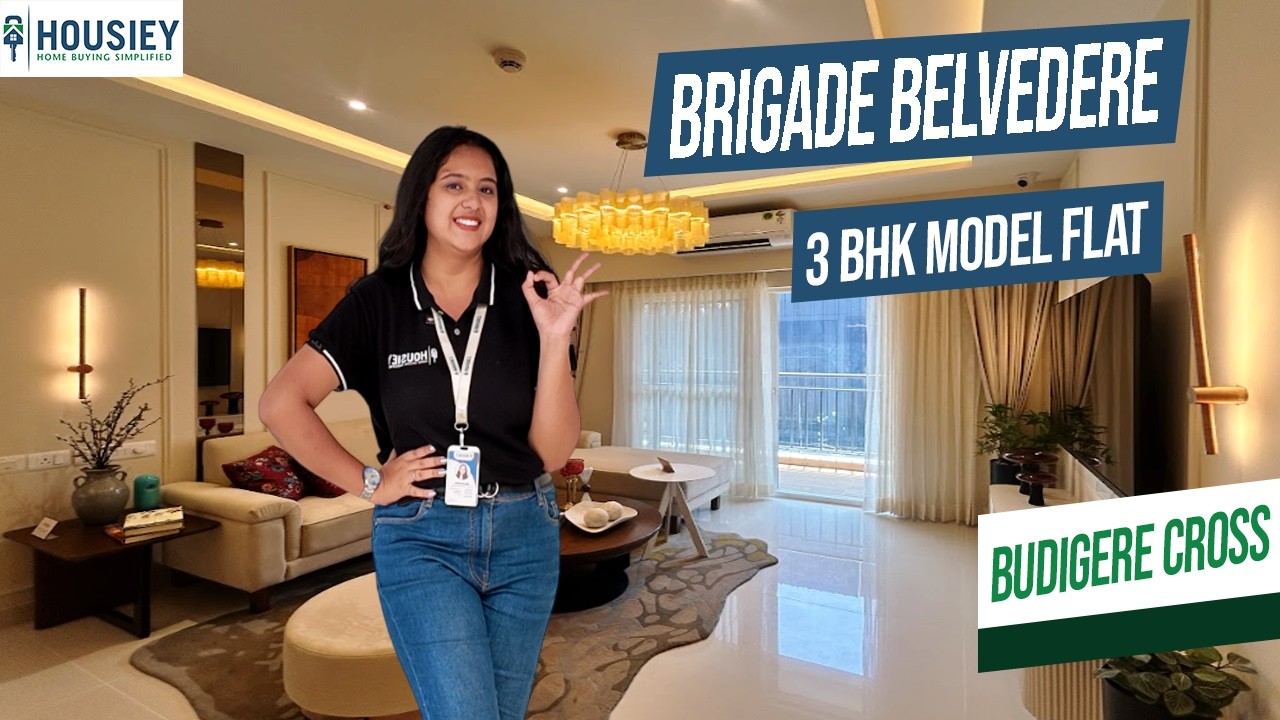 Brigade Belvedere | Spacious 3BHK Model Flat Tour At Budigere Cross Bangalore | Location & Price