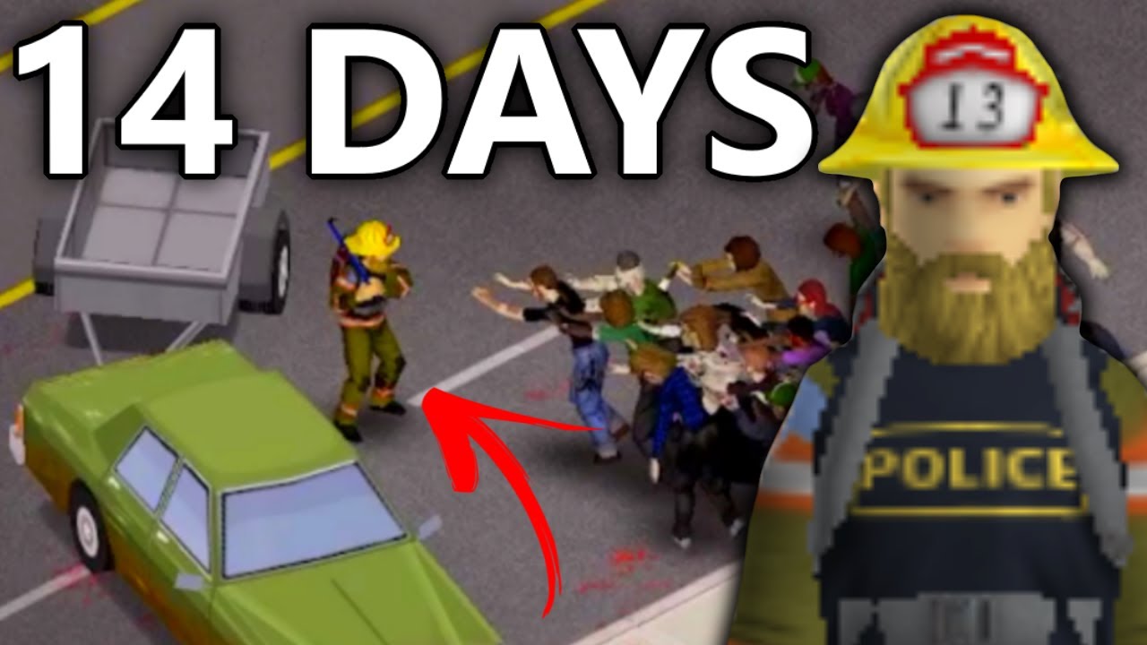 I Survived 2 Weeks in the Apocalypse and Grew a Huge Beard - Project Zomboid Part 2