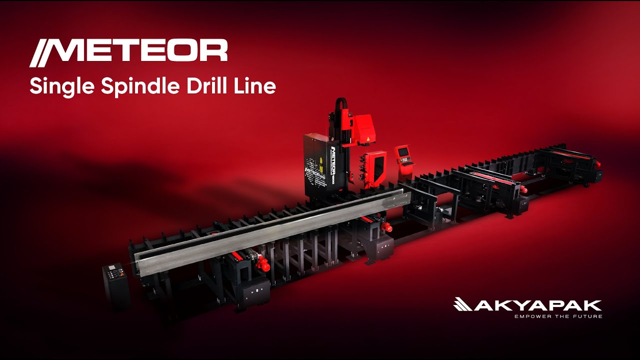 METEOR Single Spindle Drill Line / METEOR Tek İş Milli Delik Delme Hattı